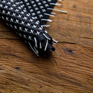 blackandwhitehandmadewovenleathe.jpg &nbsp;